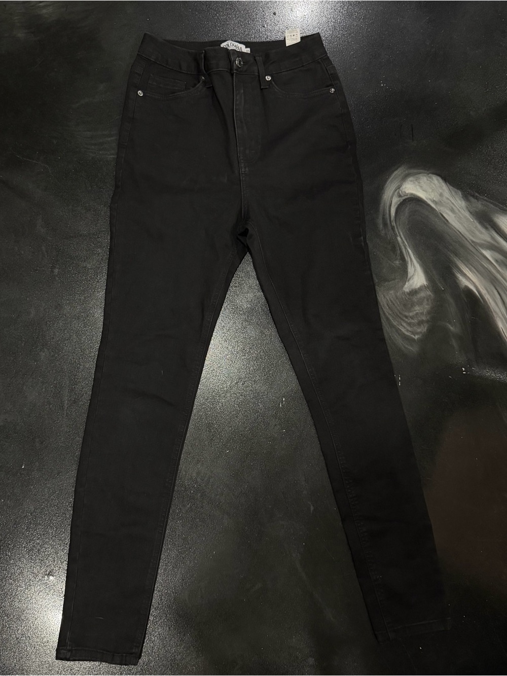 High-Rise Black Skinny Jeans for Women